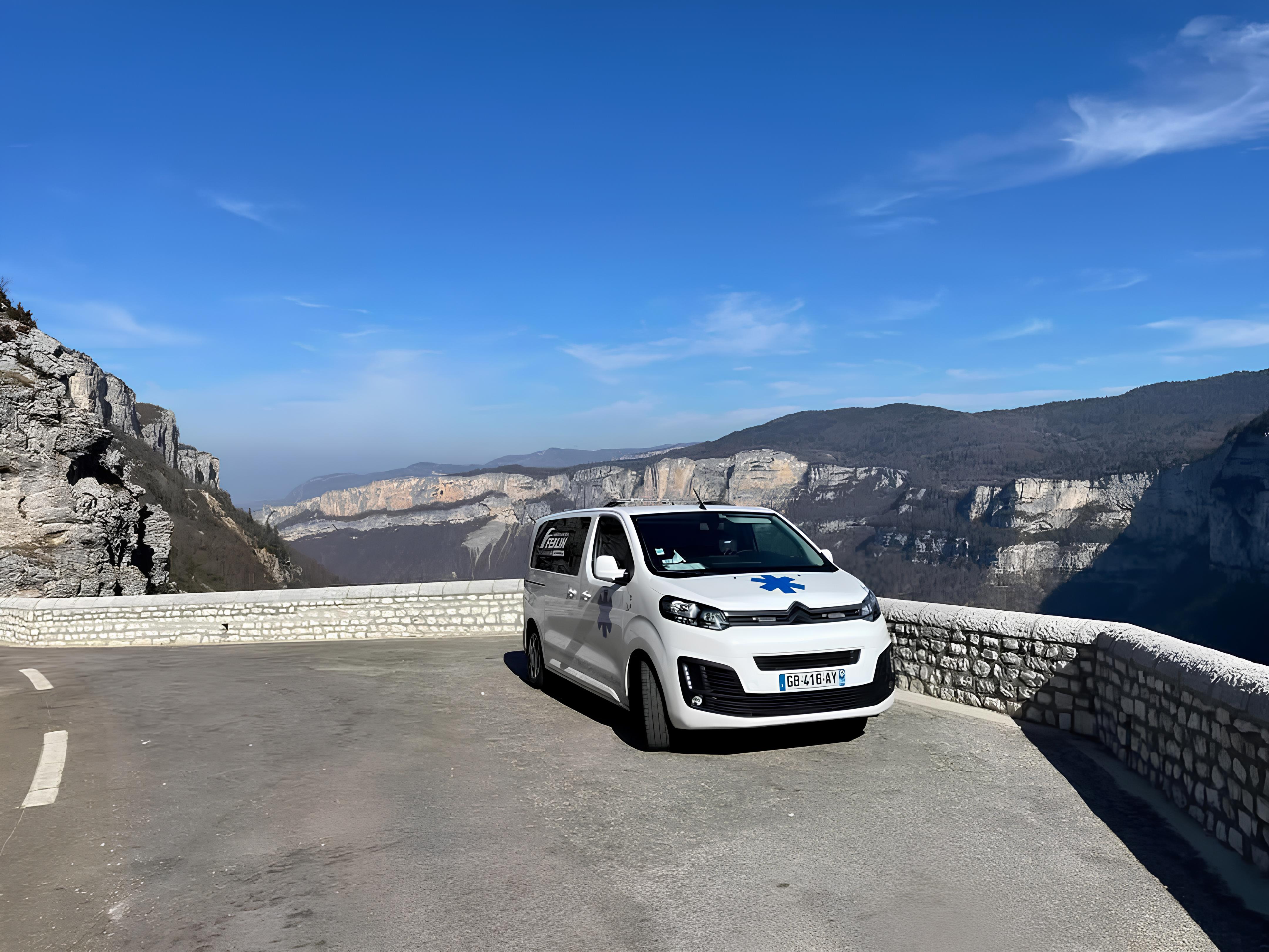 Ambulance Ferlin dans le massif du Vercors